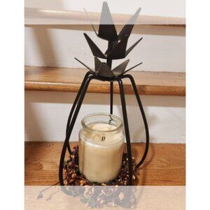 Pineapple Wrought Iron Candle Holder